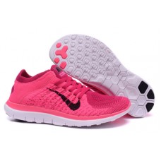 Nike free run flyknit 4.0 розовые